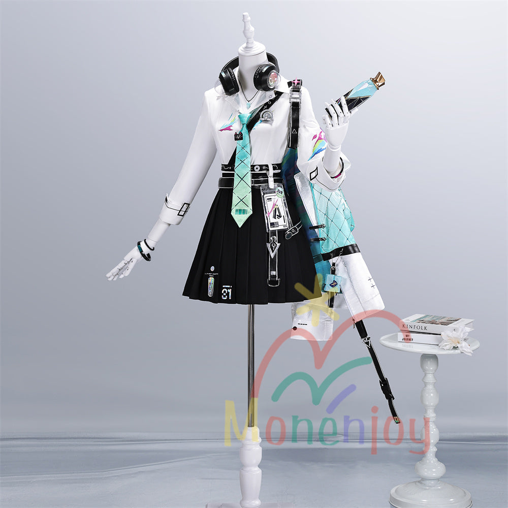 Monenjoy　鳴潮 リンネー コスプレ衣装　アクセサリー　コスチューム　イヤホーン付　3d樹脂製パーツ MONENJOY