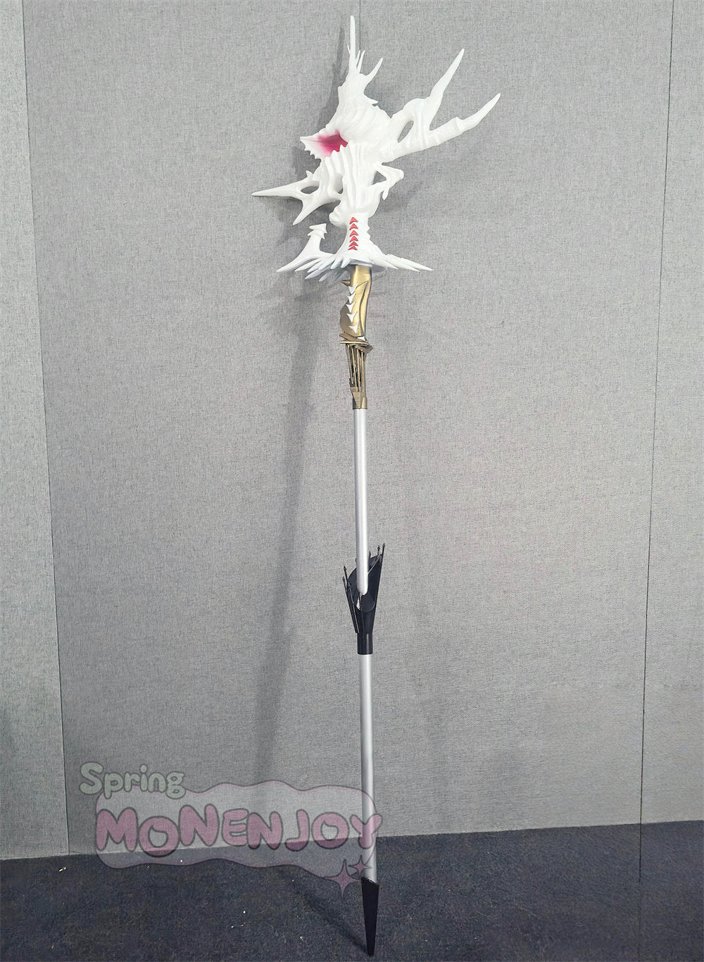 Monenjoy アークナイツ 濁心スカジ 行者Ver 長柄武器 法杖 コスプレ