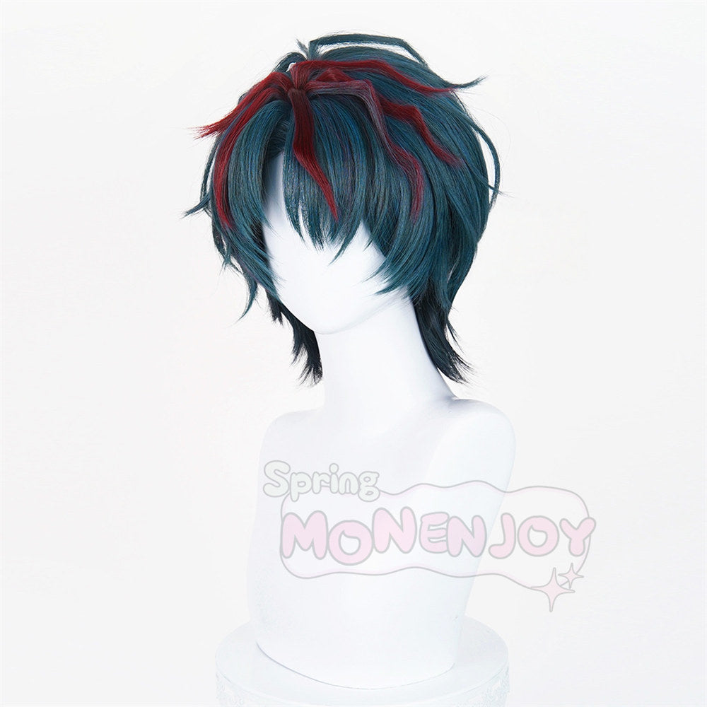 Monenjoy　エンドフィールド カミーユ 　ウィッグ　36cm　鬘　コスプレ道具 　アークナイツ 　Camus　耐熱ウィッグ　アクセサリー　撮影道具 MONENJOY