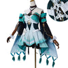 Monenjoy 鳴潮 シャコンヌ コスプレ衣装　緑色ドレス+パンツ+ヘッドドレス付属 ゲームカラー完全再現 ブーツ別売