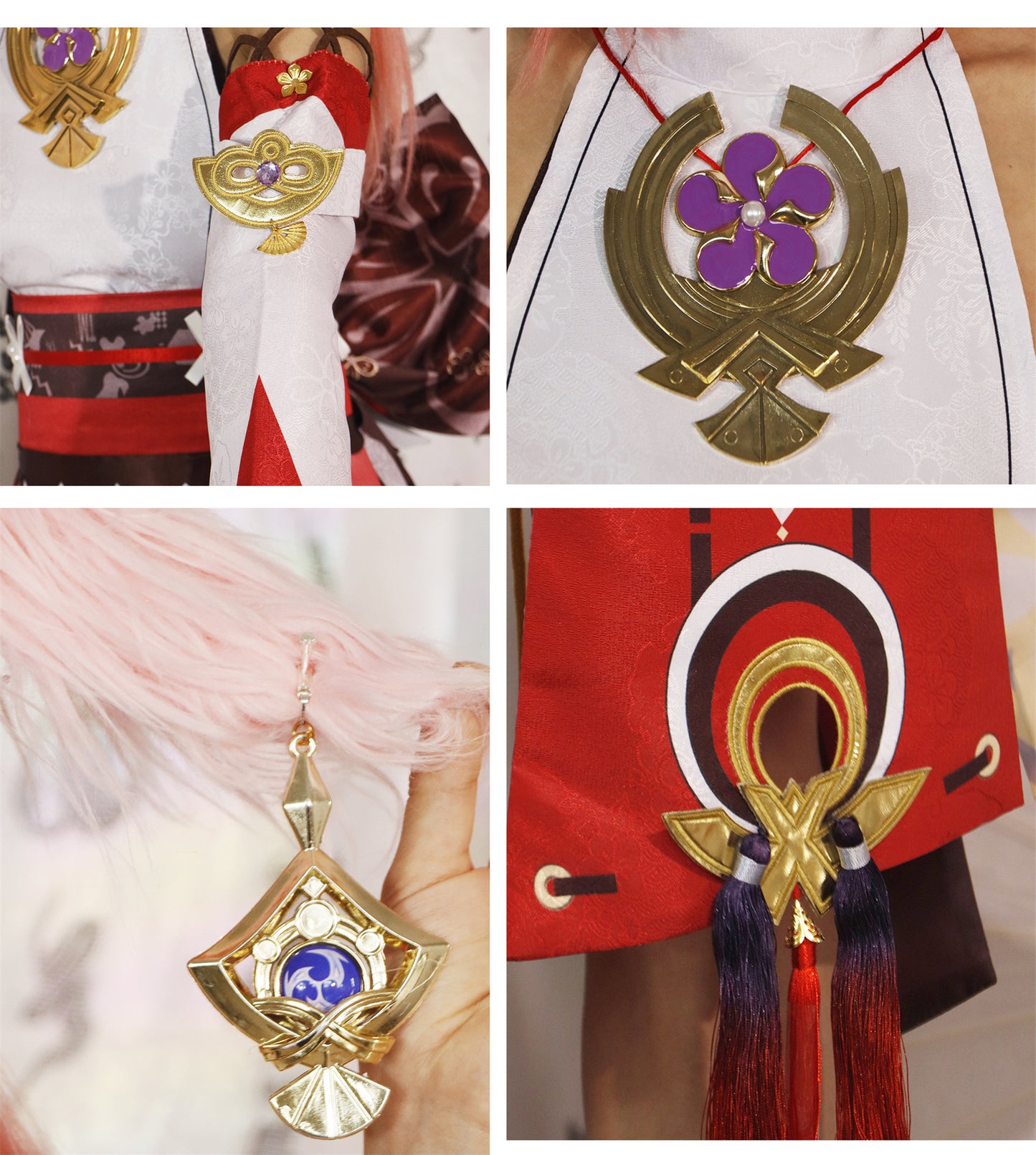 Monenjoy 原神 八重神子　コスプレ衣装　やえみこ　和服　イベント　仮装　舞台服　仮装　ハロウィン　学園祭 - Monenjoy