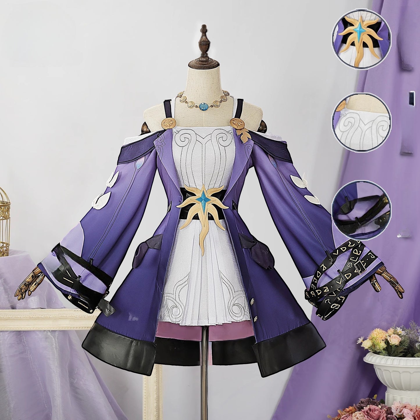 Monenjoy Houkai Star Rail Cyrene Costume Cyrene Starle Cosplay Costume GS1448 