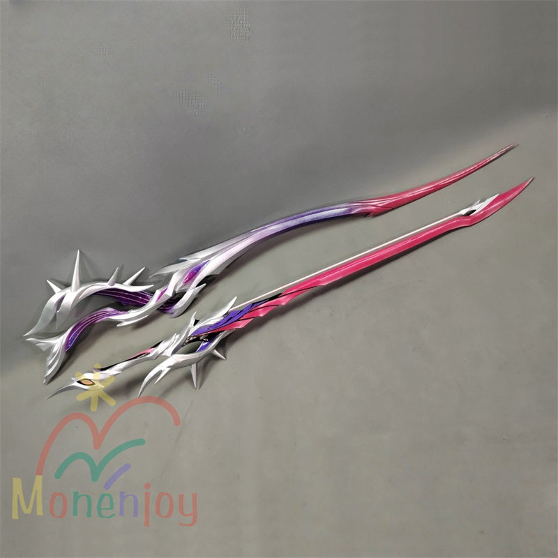 Monenjoy 崩壊スターレイル セイレンス コスプレ道具　110cm　片手剣　PLA樹脂プリント　武器モデル　工芸品　舞台道具