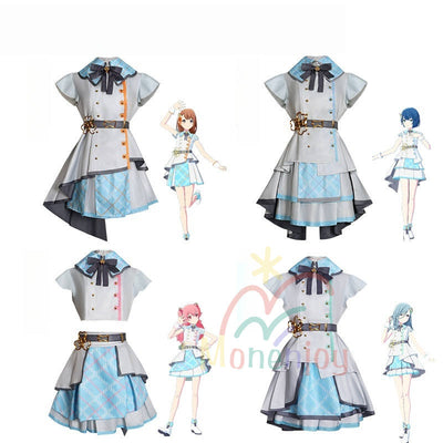 Monenjoy　プロジェクトセカイ MORE MORE JUMP！　桃井 愛莉　コスプレ衣装 ステージ服　宮益坂女子学園　コスチューム プロジェクトセカイ カラフルステージ！ feat. 初音