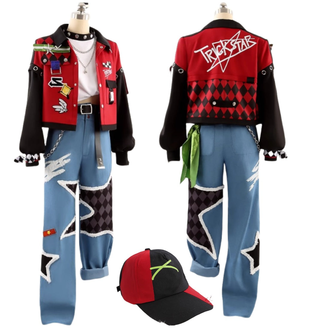 「受注製品」Monenjoy　あんさんぶるスターズ　Trickstar　氷鷹北斗 明星スバル 遊木真 衣更真緒　コスプレ衣装　礼服　舞台服 - Monenjoy