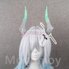 Monenjoy　エンドフィールド　ザイヒ　ヘアアクセサリー　ヘアバンド　コスプレ道具　角　アークナイツ　イベント舞台対応　PLA材質 MONENJOY