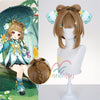 Monenjoy 原神　ヨォーヨ　カツラ　36cm　 新年会　コスプレ　イベント　ウィッグ　鬘　道具　アクセサリー