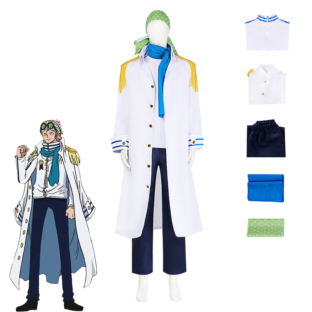 Monenjoy ONE PIECE コビー コスプレ衣装　イベント　海軍本部 　仮装　 - Monenjoy