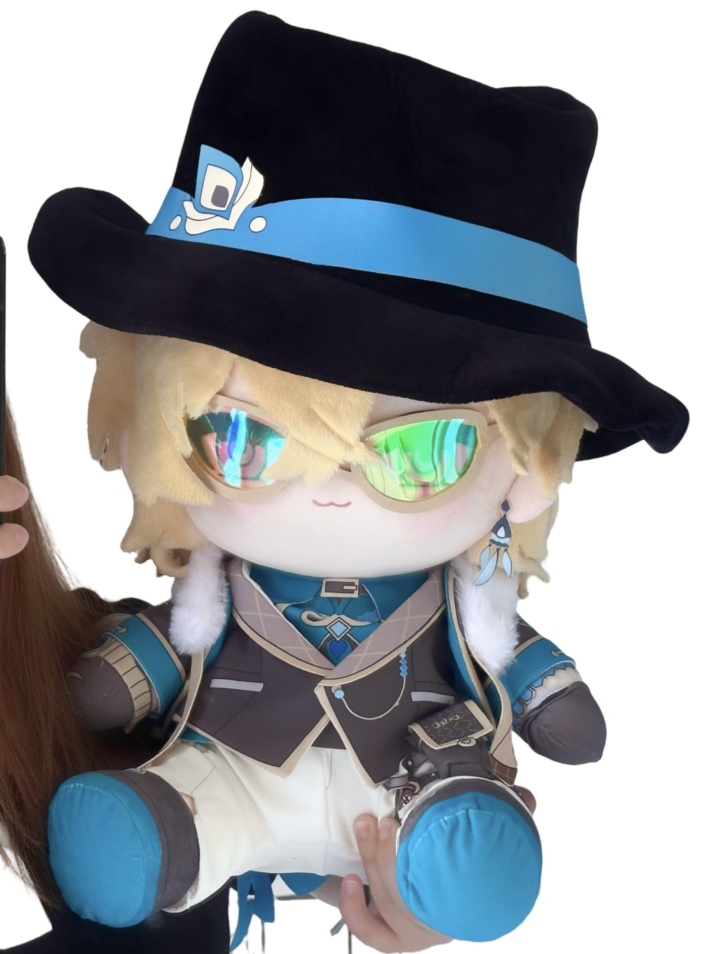 Monenjoy　崩壊スターレイル　アベンチュリン　着せ替え可能　綿人形 40cm　ぬいぐるみ　（座り姿勢タイプ） 同人ハンドメイドドール【予約販売・ロット別発送】 中国輸入品