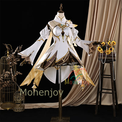 Monenjoy 原神　蛍　コスプレ衣装 　発光番　コスチューム　新たなる天地　コスチューム　3d樹脂製パーツ　 MONENJOY