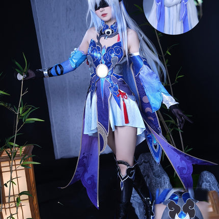 Monenjoy 崩壊スターレイル 鏡流 コスプレ衣装　雲上の五騎士  仙舟同盟　コスプレ　イベントGS1224　