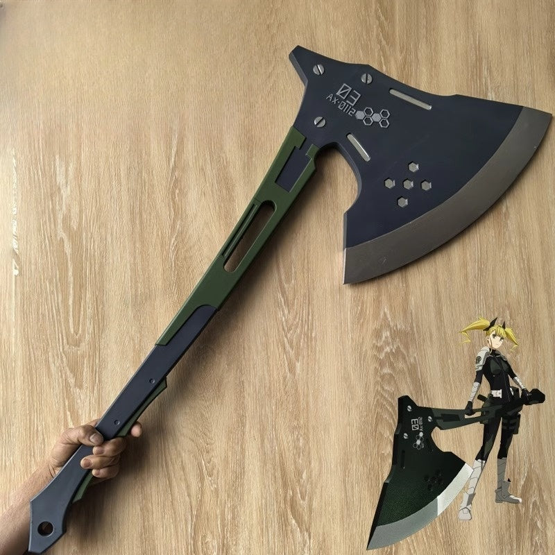 Monenjoy 怪獣8号 市川 レノ 四ノ宮 キコル コスプレ道具　ゴム製 斧型の専用武器（プロトタイプ） 識別怪獣兵器（ナンバーズ）6号 Kaiju No.8） - Monenjoy