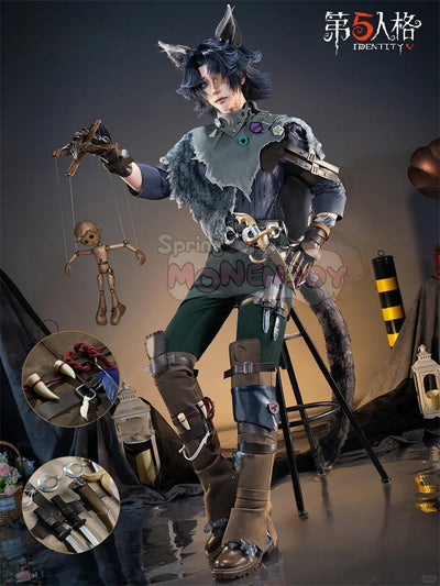 Monenjoy 第五人格　人形師　コスプレ衣装　IdentityV　マティアス・チェルニン　コスチューム　 Puppeteer Matthias Czernin　 アイデンティティ5　3ｄ樹脂製パーツ