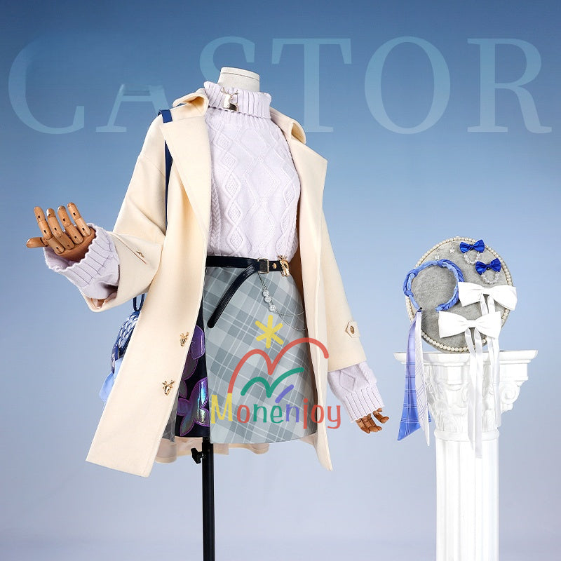 Monenjoy　崩壊スターレイル 　ラッキンコーヒー　コラボカフェ　ファイノン　キャストリス　日常服　コスチューム　 コスプレ衣装 日常服×コスプレ兼用 通常服　 高品質生地　イベント　印象服