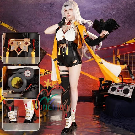 Monenjoy Zenless Zone Zero Yi Xuan ชุดคอสเพลย์ ชุดปาร์ตี้ Yishen GS1430