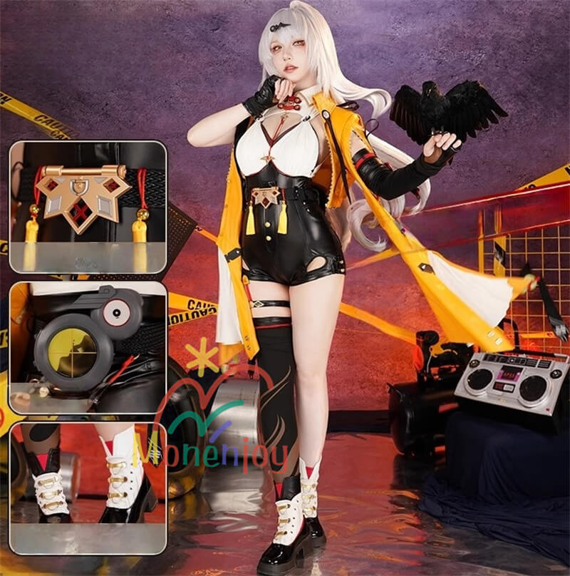 Monenjoy ゼンレスゾーンゼロ  儀玄 コスプレ衣装　イーシェン　パーティ　コスチュームGS1430