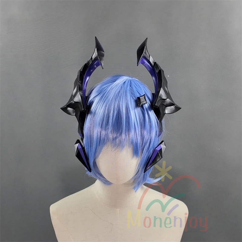 Monenjoy コスプレ小道具 原神 ドゥリン 角 　Durin　悪魔の角  PLA製 3Dプリント　龍人・ホムンクルス 魔龍ドゥリン　 コスプレ用アクセサリー  髪飾り　イベント　仮装　軽量