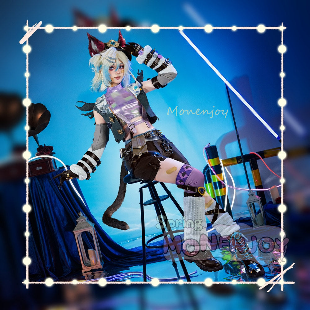 Monenjoy　IdentityV　第五人格 幻灯師　コスプレ衣装　フラバルー　UR衣装　アマンダ・ゲイティス　コスチューム　帽子＋尻尾追加対応　イベント MONENJOY