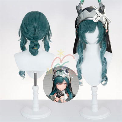 Monenjoy　アークナイツ エンドフィールド ザイヒ　60cm ウィッグ　Xaihi　コスプレ　鬘　イベント　仮装