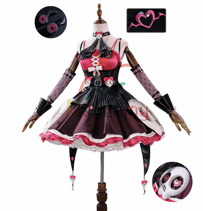 Monenjoy　ゼンゼロ　アリア　不協和音　コスプレ衣装 　妄想エンジェル　光輪付　コスチューム　ドレス　ゼンレスゾーンゼロ MONENJOY