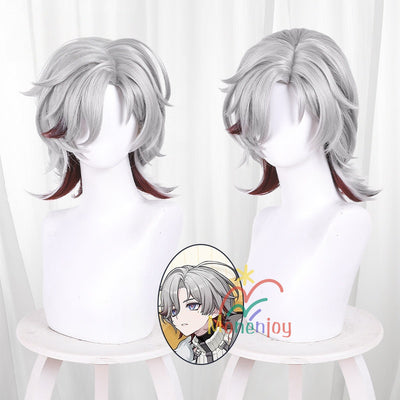 Monenjoy　原神　イルーガ ウィッグ　鬘　Illuga 　カツラ　イベント　アクセサリー　萌えグッズ　自然感　