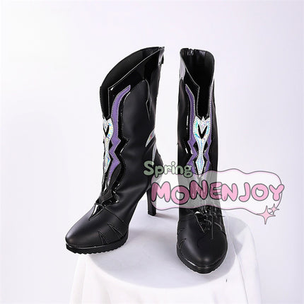 Monenjoy Houkai Star Rail Hysilens Shoes Cosplay Prop Female Knight Onphalos Boots Cosplay Shoes 
