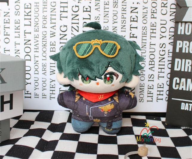 Monenjoy　ゼンゼロ ジェーン 12cm ぬいぐるみ　ライト　萌えグッズ　アクセサリー　綿人形　フワワワ