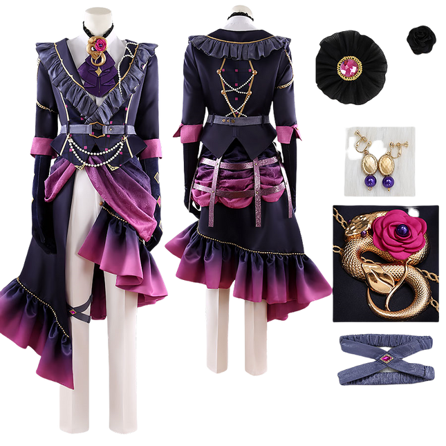 「受注製品」Monenjoy　あんスタ 巴日和 ゆうた 真緒 ロススカウト・傾慕の華／恍惚　コスプレ衣装　礼服　舞台服 - Monenjoy