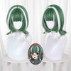Monenjoy　ガチアクタ ギータ ウィッグ　カツラ　32cm　鬘　コスプレ道具　緑色　耐熱 コスプレ用カツラ