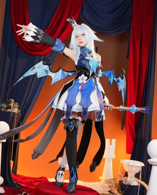 Monenjoy　崩壊スターレイル ケリュドラ　コスプレ衣装　 Cerydra　コスチューム　翼別途追加　ハロウィン　イベント　法杖が別途追加