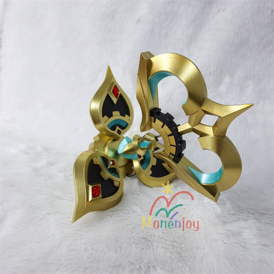 Monenjoy 原神 サンドローネ　背中ゼンマイ　コスプレ　傀儡 PLA材質　回転可能 petg　コスプレ道具　ナドクライ編　アクセサリー　