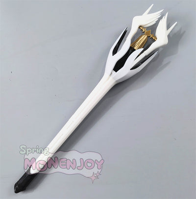 Monenjoy　アークナイツ 2026音律聯覺　布道人 プラマニクス 初雪 Pramanix 　時我見　コスプレ道具　48cm　法杖　レプリカ　PLA材質　イベント舞台対応 MONENJOY