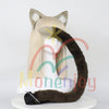 Monenjoy 原神 リネット ふわふわ　耳飾り＋尻尾　可愛い　萌えグッズ　猫耳 きつね耳　コスプレ道具　アクセサリー　 - Monenjoy