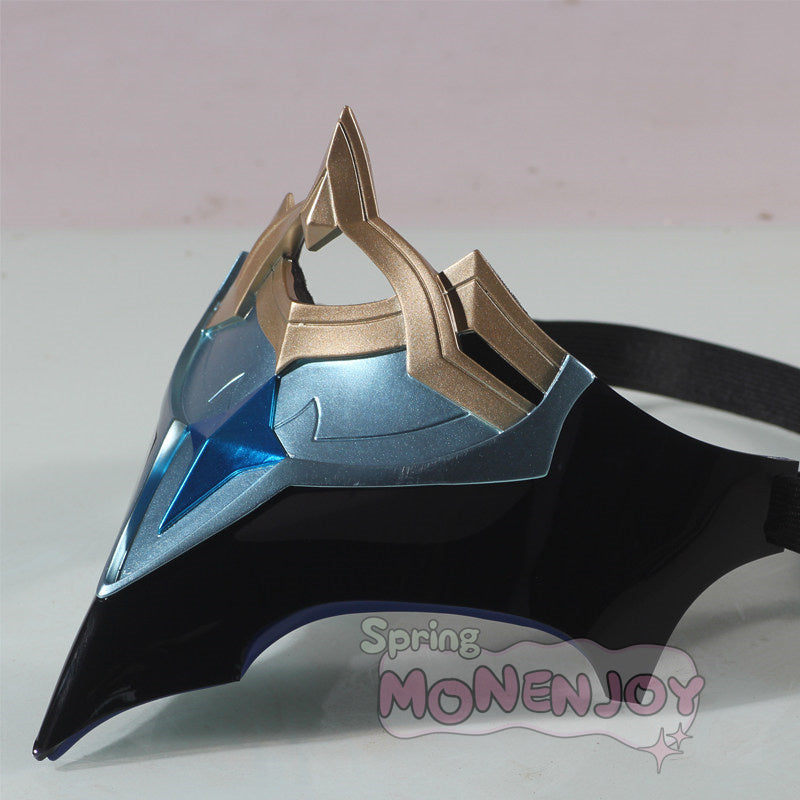 Monenjoy　原神　ドットーレ 博士 マスク　仮面　ファデュイ執行官　コスプレ道具　武器モデル 舞台・イベント用　舞台道具　19＊20cm