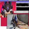 Monenjoy　原神　セノ　ヘルメット　コスプレ道具　武器モデル　舞台道具　FRP＋PUレザー　イベント