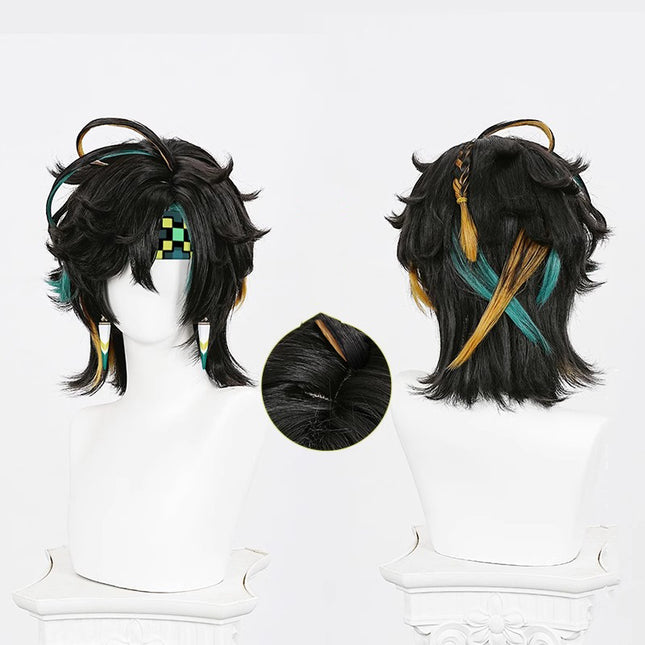 Monenjoy 原神 キィニチ ウィッグ カツラ コスプレ道具 イベント  - Monenjoy