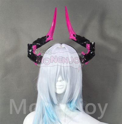 Monenjoy エンドフィールド イヴォンヌ 角 28cm ヘアバンドPLA材質　コスプレ道具　アークナイツ　イベント舞台対応 MONENJOY