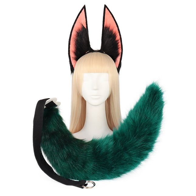 Monenjoy 原神 ティナリ ふわふわ　耳飾り＋尻尾　可愛い　萌えグッズ　猫耳 きつね耳　コスプレ道具　アクセサリー　 - Monenjoy