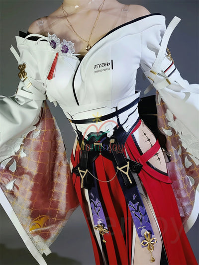 Monenjoy　鳴潮　緋雪　ひゆき　コスプレ衣装　音痕 トゥーシール贈り　イベント　3d樹脂製パーツ　仮装　    ハロウィン　 MONENJOY