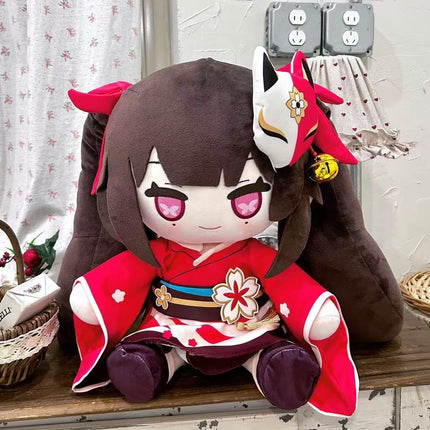 Monenjoy 崩壊スターレイル 花火 抱き枕型　綿人形 40cm プレゼント　アクセサリー　着せ替え可能　完全受注生産　中国輸入ハンドメイド品