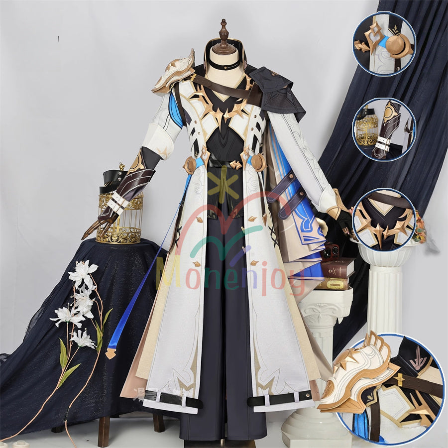 Monenjoy　崩壊スターレイル　ファイノン　白輝の騎士　Phainon　コスプレ衣装　黄金裔　コスチュームGS1440