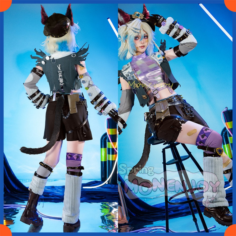 Monenjoy　IdentityV　第五人格 幻灯師　コスプレ衣装　フラバルー　UR衣装　アマンダ・ゲイティス　コスチューム　帽子＋尻尾追加対応　イベント MONENJOY