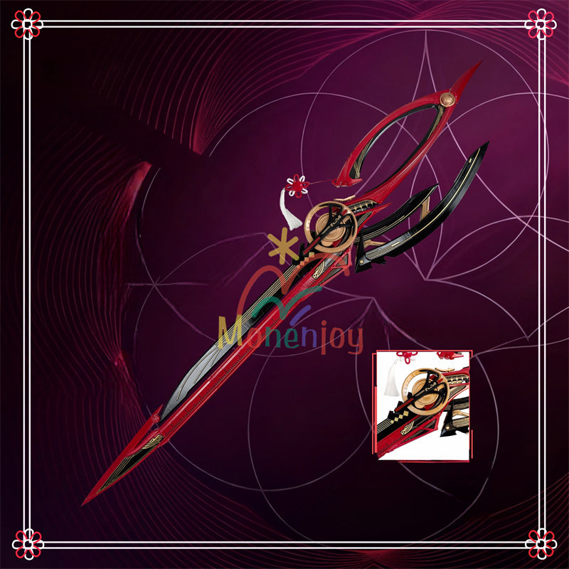 Monenjoy　鳴潮 千咲 コスプレ道具　 ハサミ　レプリカ　 1.6ｍ　モチーフ武器　  可動式 可開閉 長刃　ちさ　イベント　PLA材質　