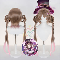 Monenjoy アークナイツ エンドフィールド エイヤフィヤトラ　90cm　ウィッグ　コスプレ衣装　Eyjafjalla　コスチューム　明日方舟 イースタンシリーズ