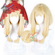 Monenjoy　エンドフィールド　 ロッシ　ウィッグ　長48cm　カツラ アークナイツ　フリーサイズ フルウィッグ 自然 かつら ハイトーン カール ストレート wig 撮影道具　コスプレ道具 MONENJOY