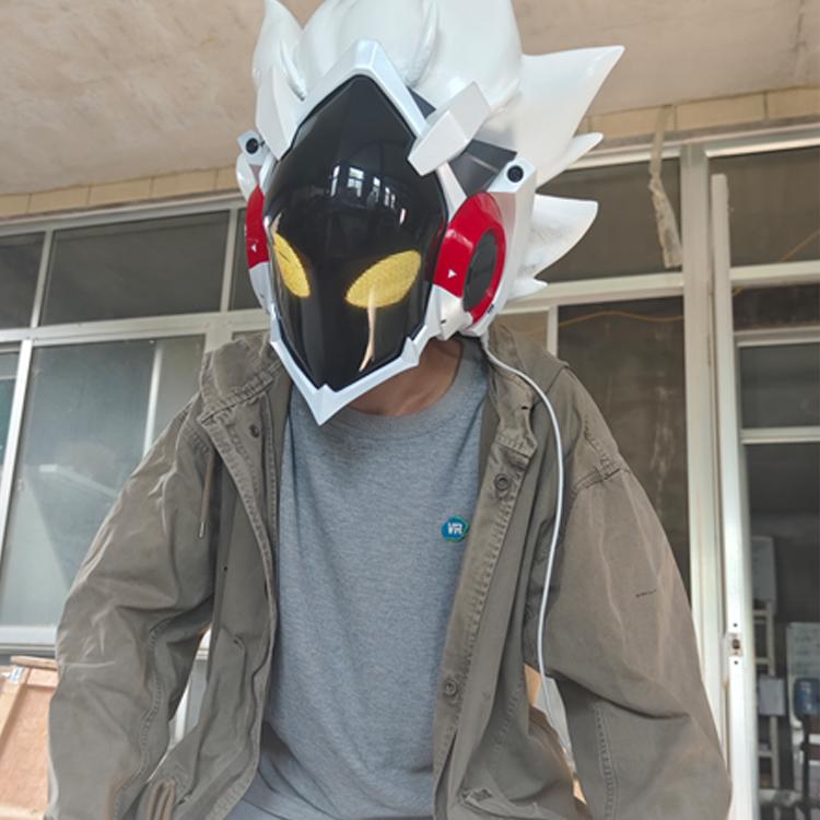 Monenjoy　ゼンゼロ ビリー 仮面 コスプレ道具 電子スクリーンVer 8表情 マスク コスプレ 小道具