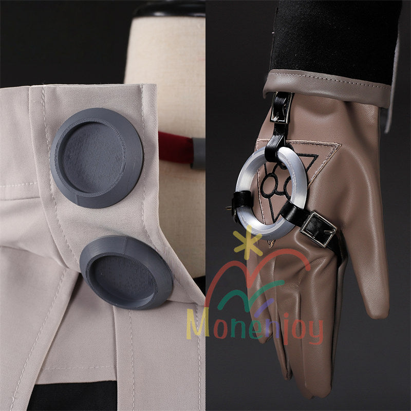 Monenjoy　ガチアクタ 　主人公　ルド　コスプレ衣装　シュアブレック　刺繡柄　ハロウィン　コスチューム