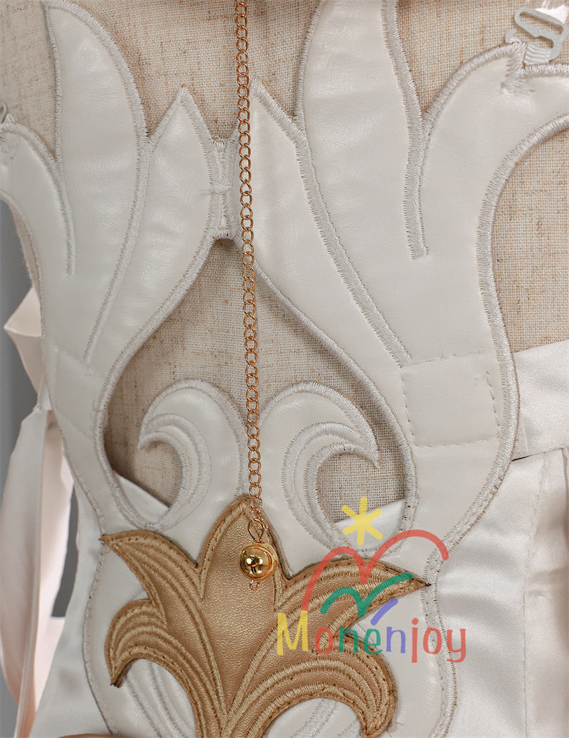 Monenjoy 崩壊：スターレイル アグライア コスプレ衣装　ワンピース　金属パーツ　黄金裔　オンパロス/オクヘイマ　コスチューム　ハロウィン