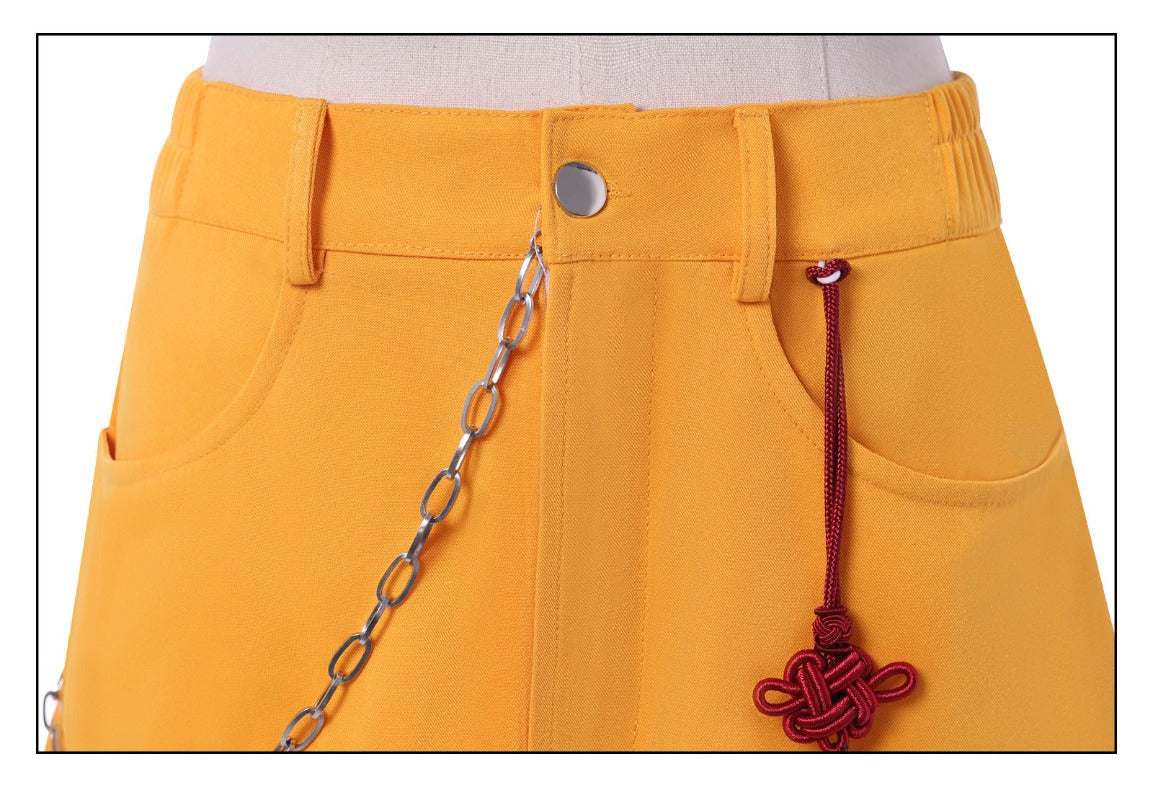 Monenjoy Anime Movie KPOP Girls! Demon Hunters Mila Cosplay Costume with Earrings Rumi Zoe Korean Style KPOP Superstar 