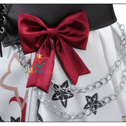 Monenjoy 鳴潮　西湖 コラボ　ツバキ コスプレ衣装　ワンピース　ロリータ　かわいい　 - Monenjoy